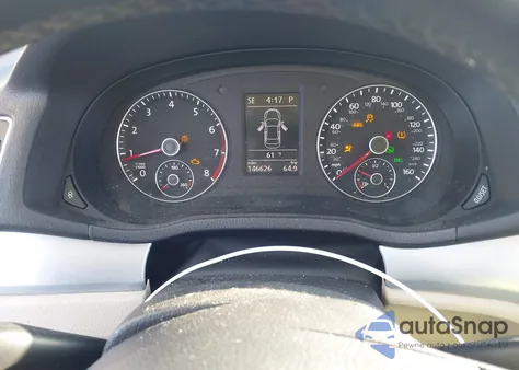 2012 Volkswagen Passat 2.5L Se z USA, uszkodzony, nr VIN 1VWBP7A35CC019763